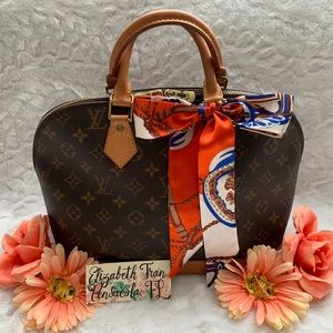 AUTH. Louis Vuitton Monogram Alma PM